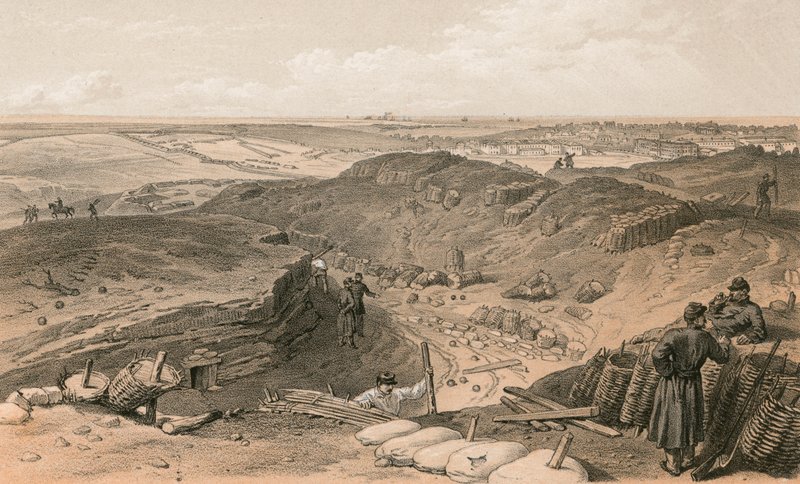 Malakoff Hendeği, Battery Gervais ve Redan