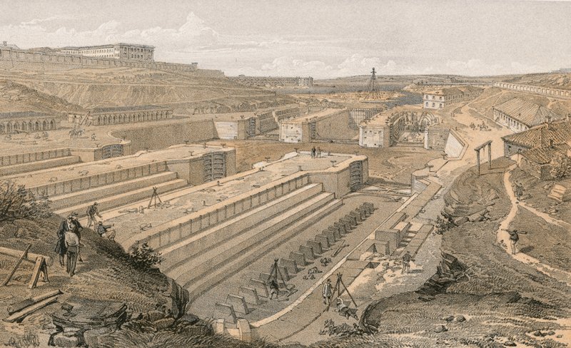Fort St Paul kalıntıları ile Sebastopol
