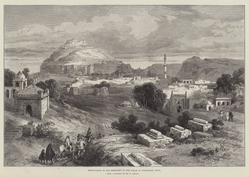 Dowlutabad, Hindistan, Haydarabad Nizam Bölgesi
