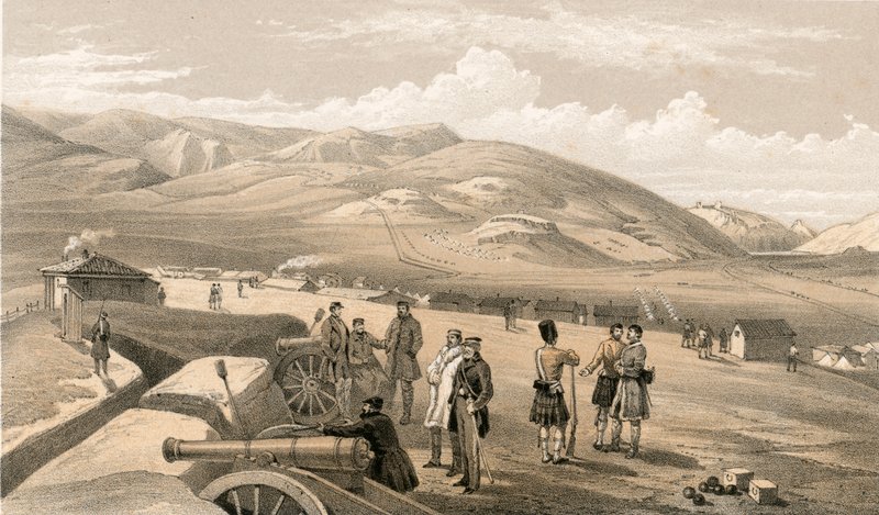 Highland Tugay Kampı, güneye bakıyor by William Crimea Simpson
