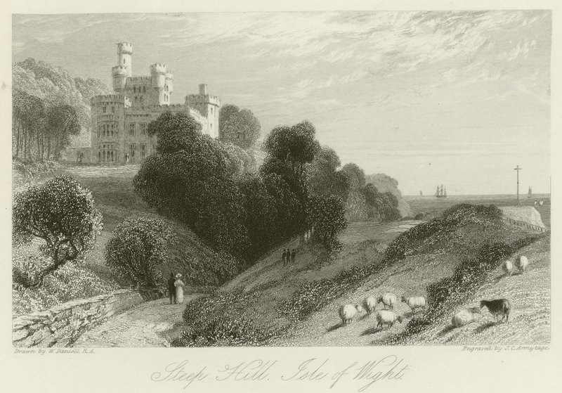 Steep Hill  by William Daniell