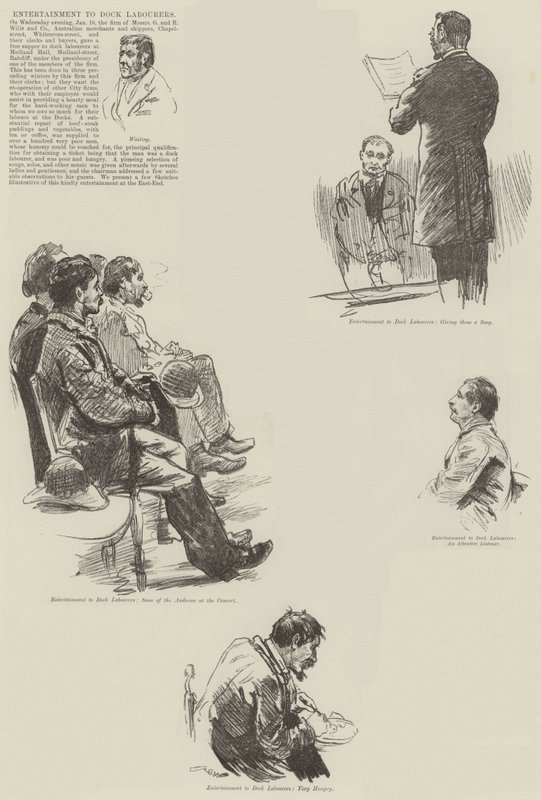 Liman İşçilerine Eğlence by William Douglas Almond