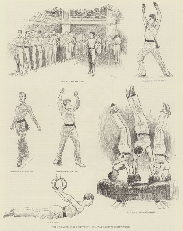 Politeknik Hıristiyan Enstitüsü Spor Salonu, Regent-Street by William Douglas Almond