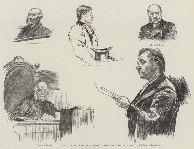 Bow Street Polis Mahkemesinde Hansard Birliği Savcılığı by William Douglas Almond