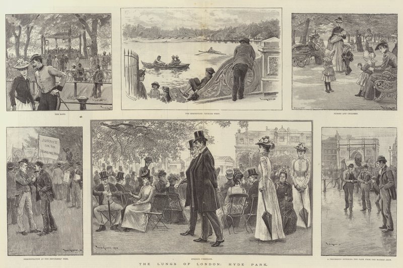 The Lungs of London, Hyde Park  by William Douglas Almond