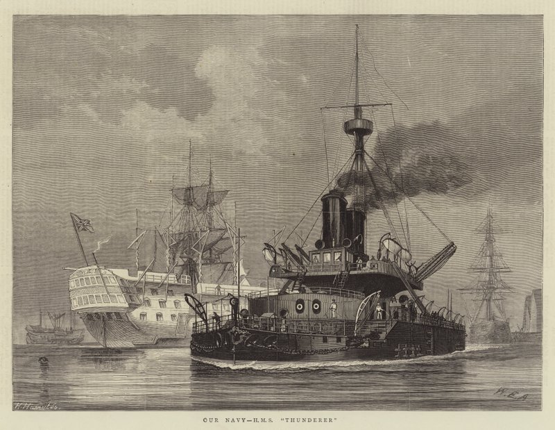 Donanmamız, HMS Thunderer by William Edward Atkins