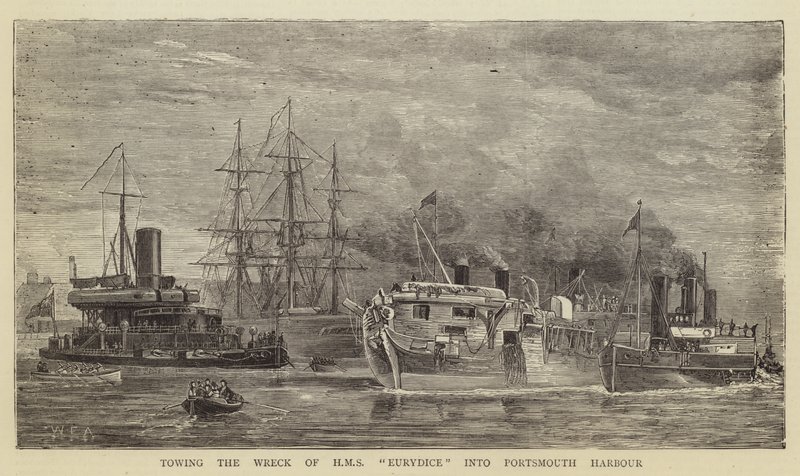 HMS Eurydice Batığının Portsmouth Limanı