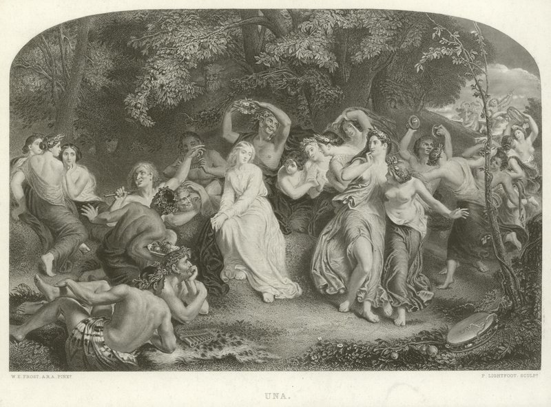 Una (gravür) by William Edward Frost