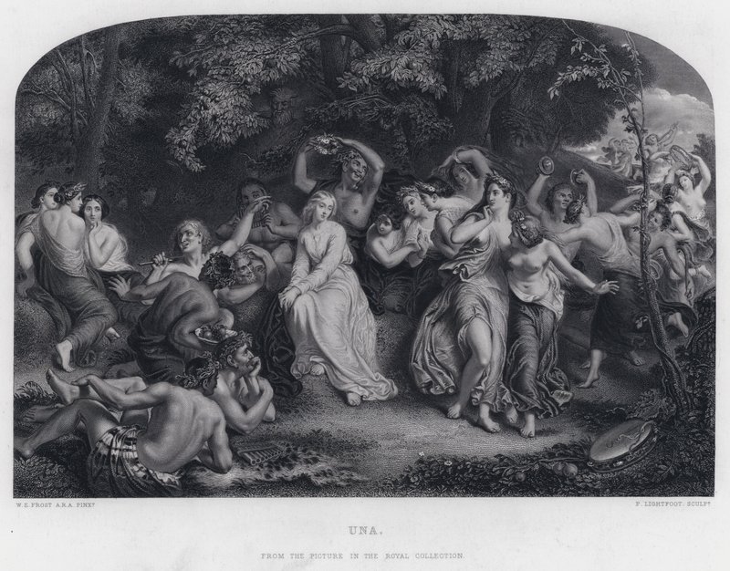 Una (gravür) by William Edward Frost