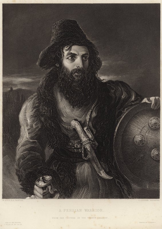 Pers Savaşçısı by William Etty