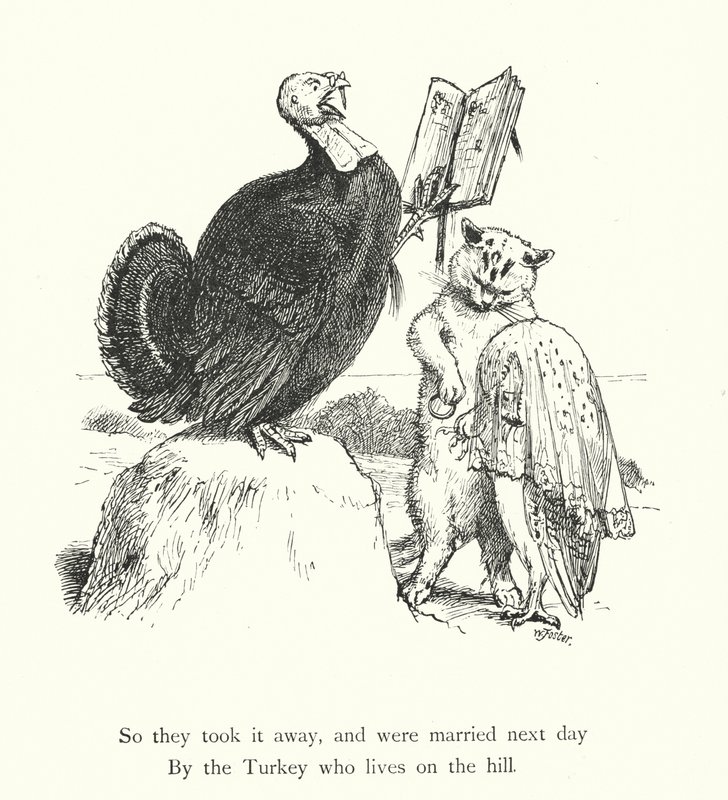 Baykuş Ve Kedi (gravür) by William Foster