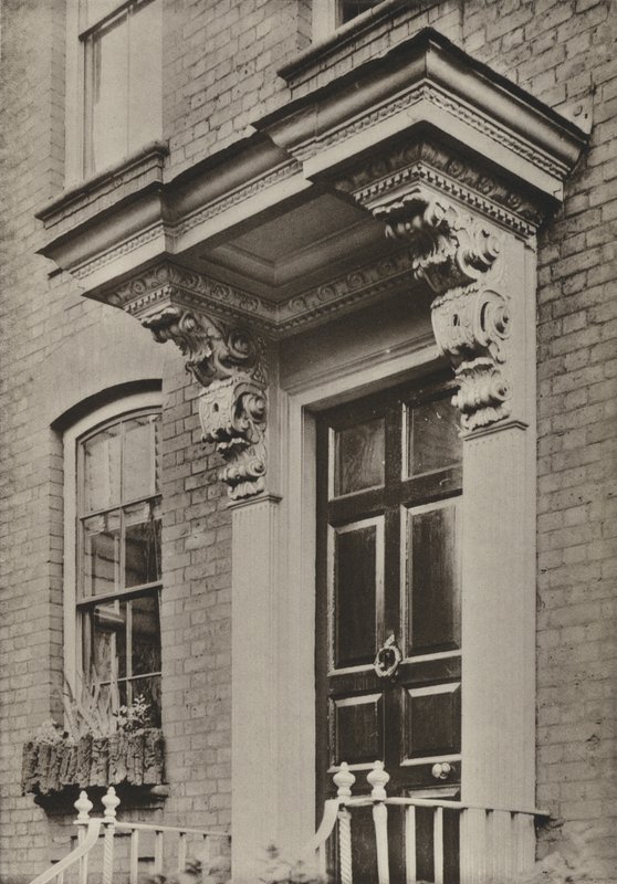 Kapı, Kilise Yolu, Richmond, Surrey (s/b fotoğraf) by William Galsworthy Davie