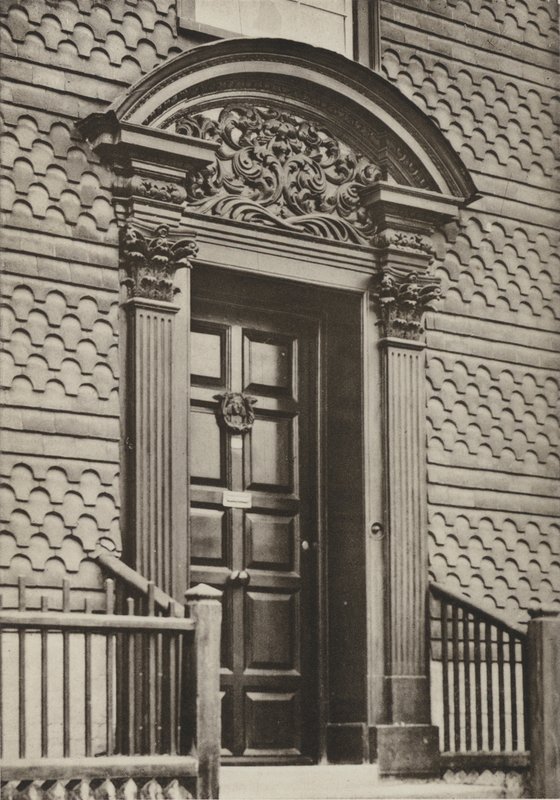 Doorway, Cranbrook, Kent (s/b fotoğraf) by William Galsworthy Davie