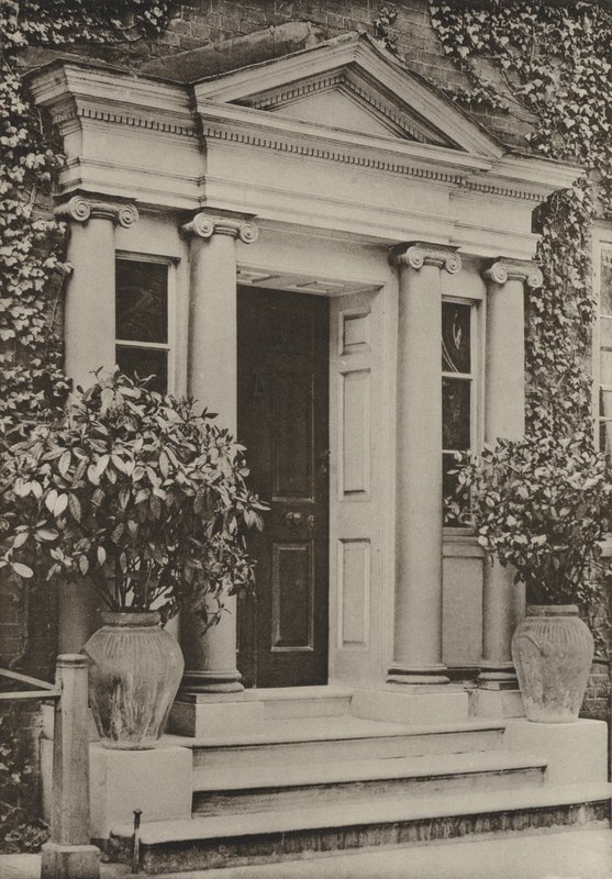 Doorway, East Pallant, Chichester (s/b fotoğraf) by William Galsworthy Davie