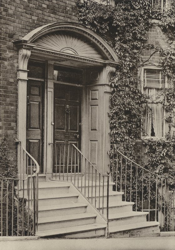 Kapı, High Street, Lewes, Sussex (s/b fotoğraf) by William Galsworthy Davie