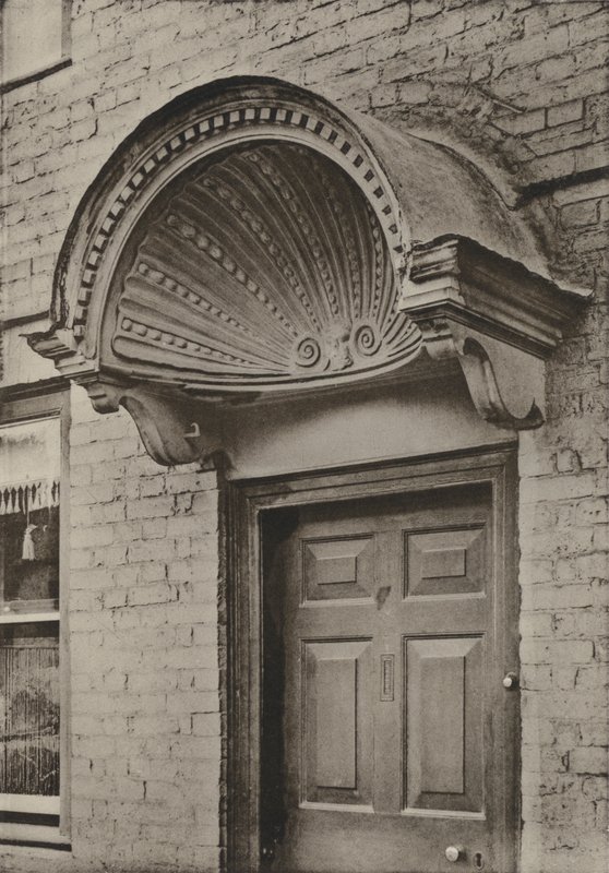 Doorway, Ledbury, Herefordshire (s/b fotoğraf) by William Galsworthy Davie