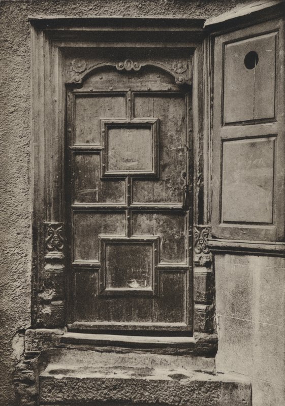 Kapı, Looe Caddesi, Plymouth (s/b fotoğraf) by William Galsworthy Davie