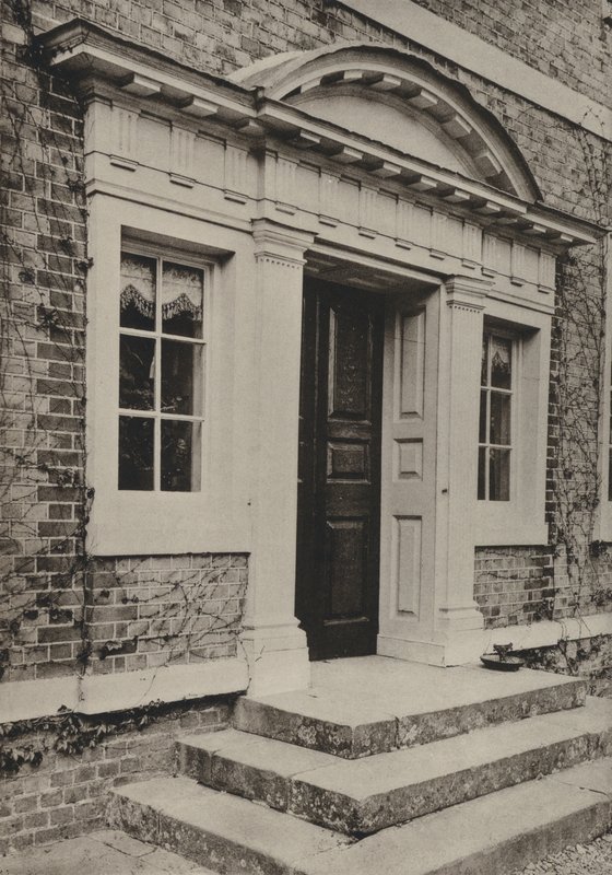 Doorway, The Broad, Hellingly, Sussex (s/b fotoğraf) by William Galsworthy Davie