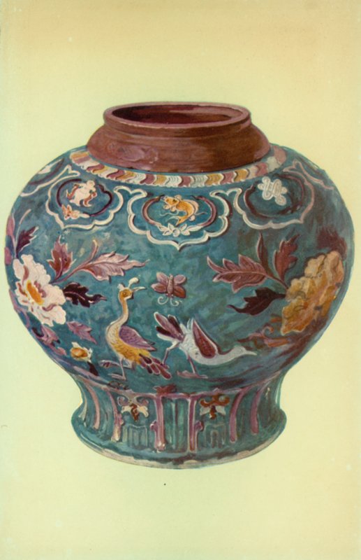 Kavanoz, Çin, Erken Ming Hanedanlığı (renkli taş) by William Gibb