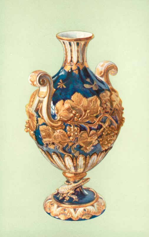 Vazo, Chelsea, Mazarine Blue (renkli taş) by William Gibb