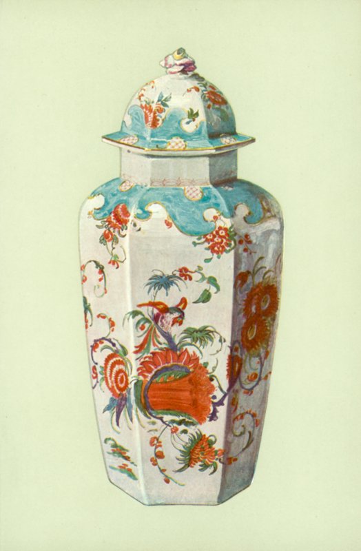 Vazo, Worcester, Japon Desenli (renkli taş) by William Gibb