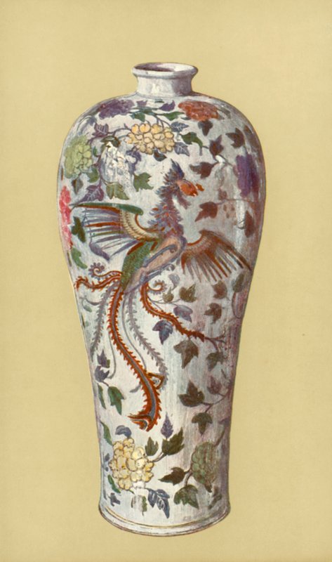 Arkaik Tarzda Vazo, Çin, Yung Cheng Dönemi (renkli taş) by William Gibb