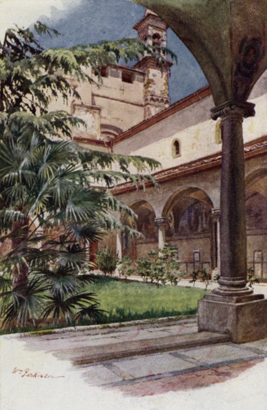 Chiostro Di S Marco, Floransa (renkli taş) by William H. Parkinson