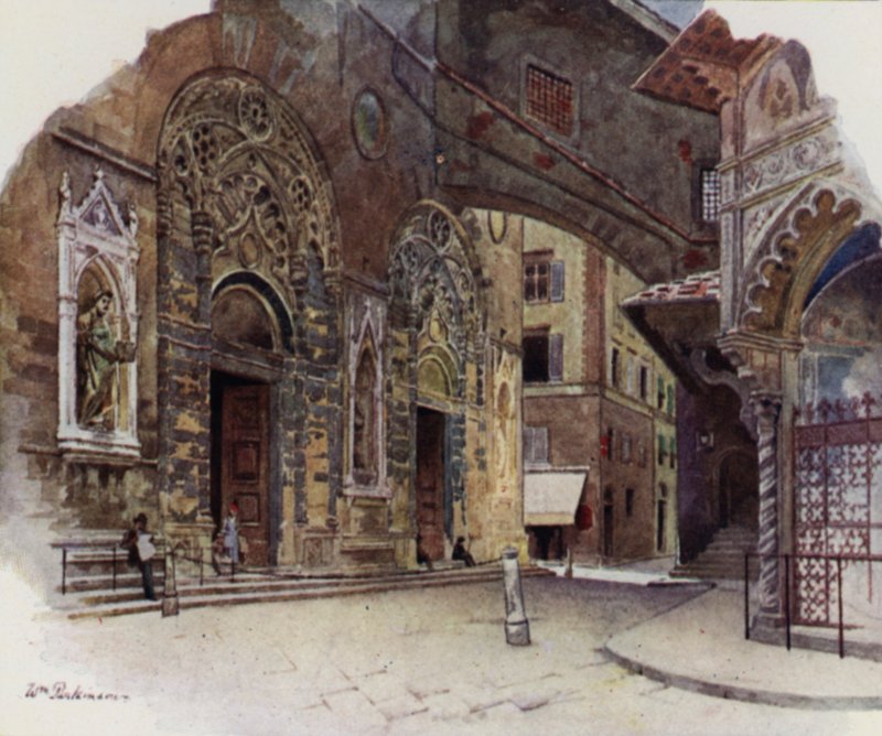 Veya San Michele, Floransa (renkli taş) by William H. Parkinson