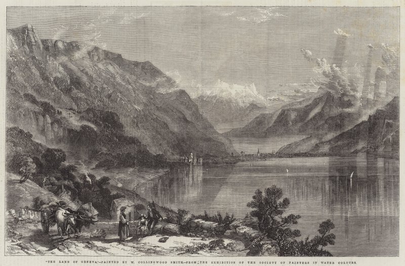 Cenevre Gölü by William Harding Collingwood Smith