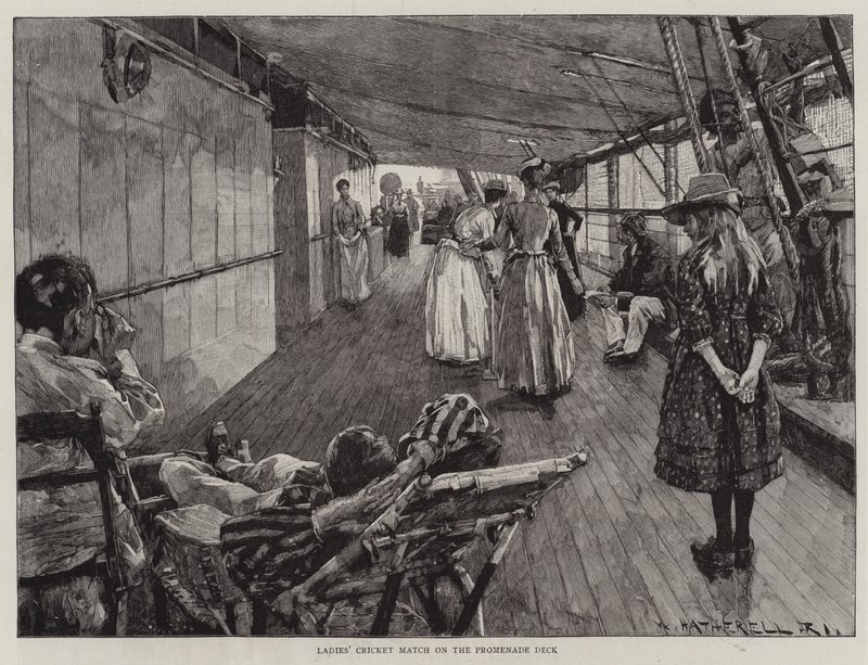 Avustralya Gemisinde Denizde Yaşam by William Hatherell