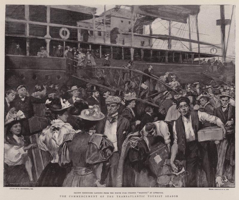 Transatlantik Turizm Sezonunun Başlaması by William Hatherell