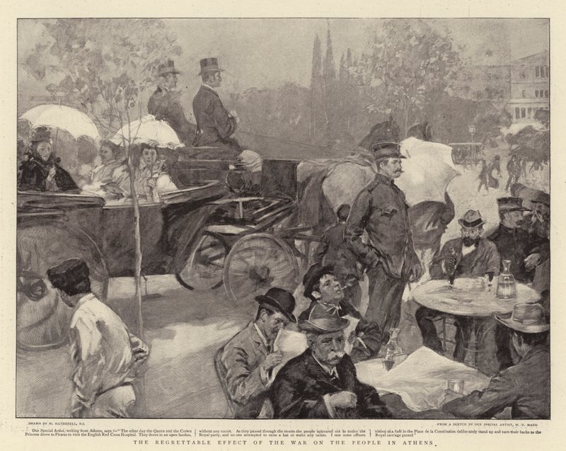 Savaşın Atina Halkı Üzerindeki Üzücü Etkisi by William Hatherell