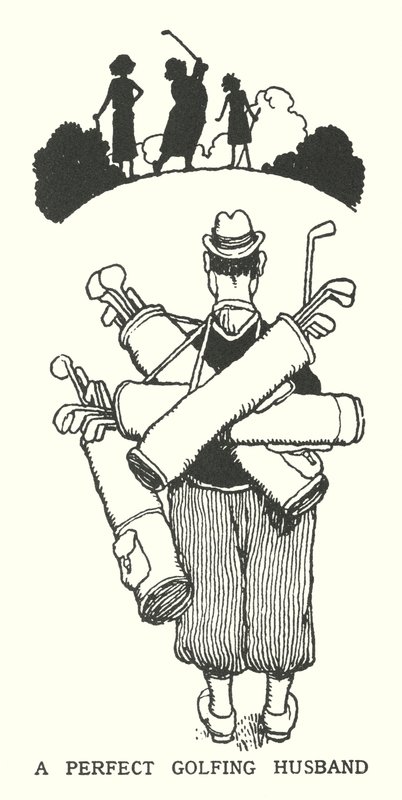 Mükemmel Bir Golf Kocası by William Heath Robinson