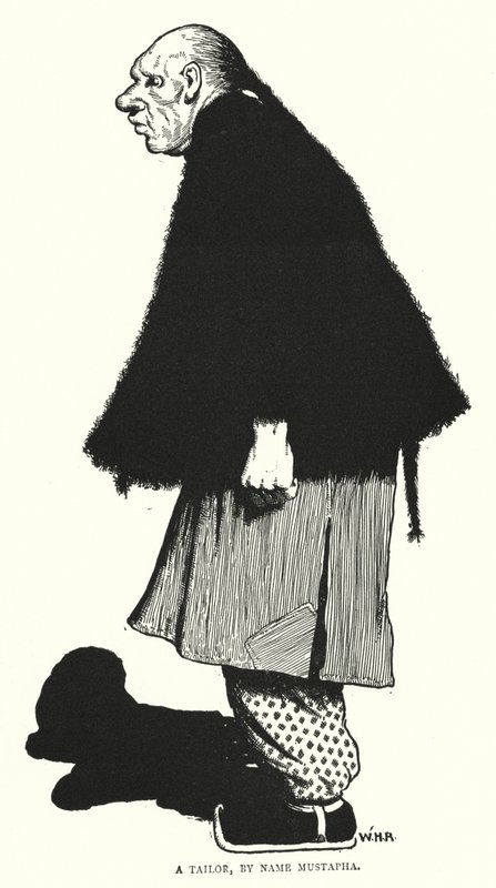 Mustafa adında bir terzi (gravür) by William Heath Robinson