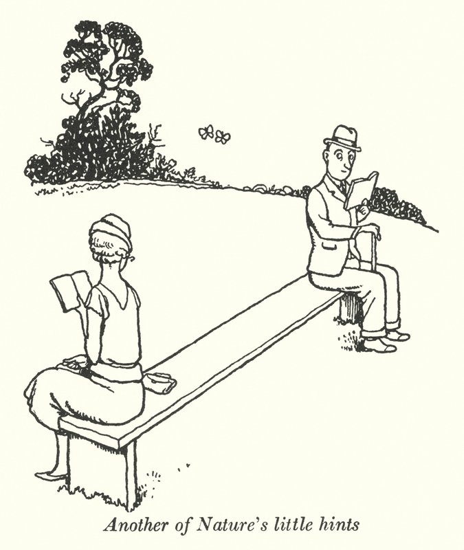 Nature'ın küçük ipuçlarından bir diğeri (lito) by William Heath Robinson