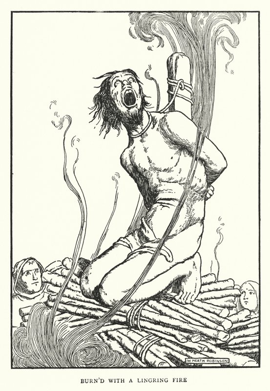 Kalıcı bir ateşle yandım (lito) by William Heath Robinson