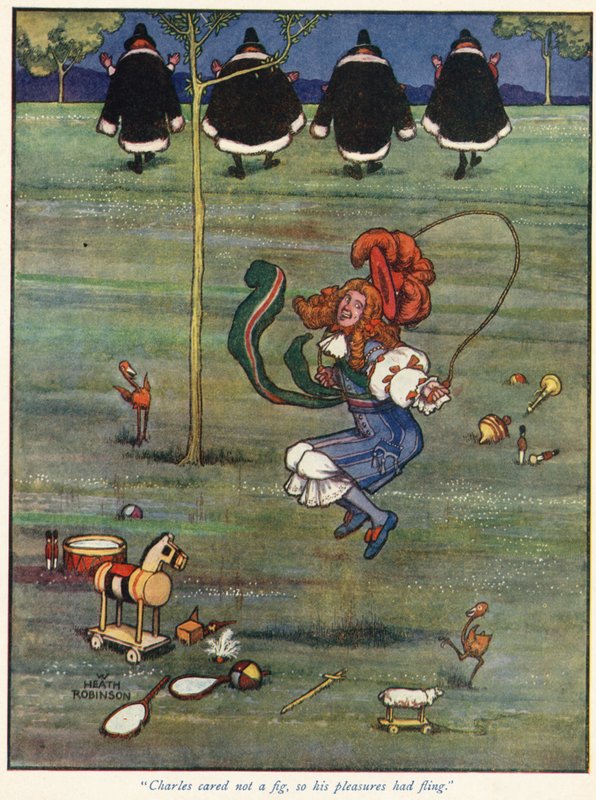 Charles inciri umursamadı, bu yüzden zevkleri kaçtı by William Heath Robinson