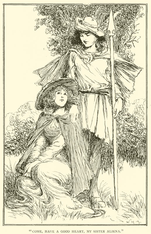 Gel yüreğine sağlık ablam Aliena by William Heath Robinson