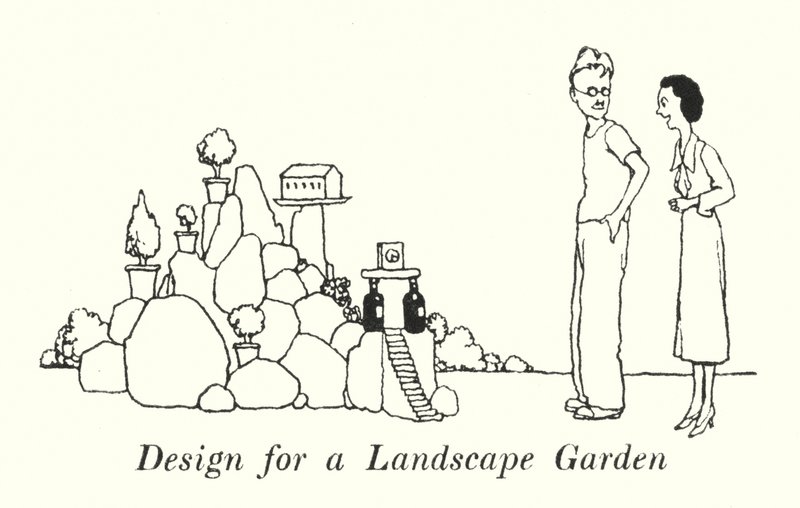 Peyzaj Bahçesi (lito) için Tasarım by William Heath Robinson
