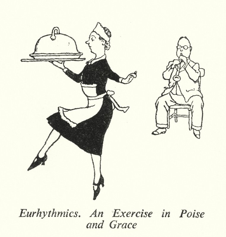 Eurritmik, Denge ve Zarafette Bir Egzersiz (lito) by William Heath Robinson