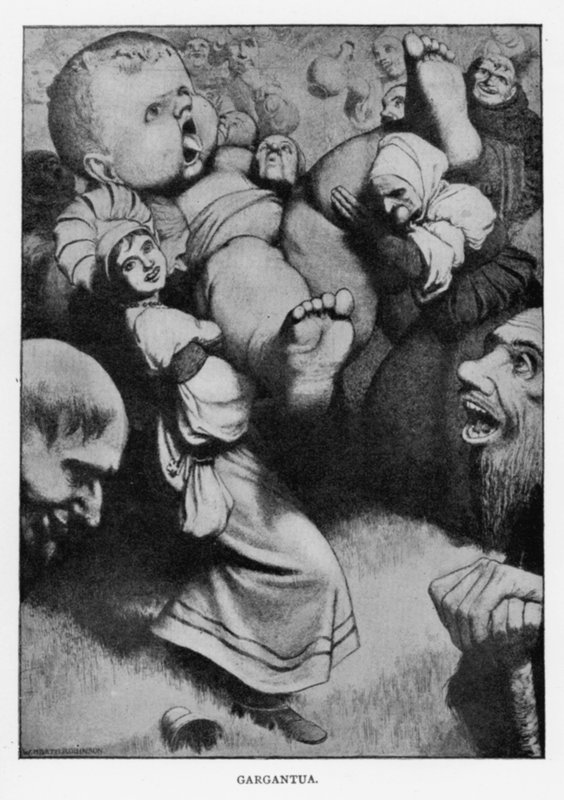 Gargantua (taş) by William Heath Robinson