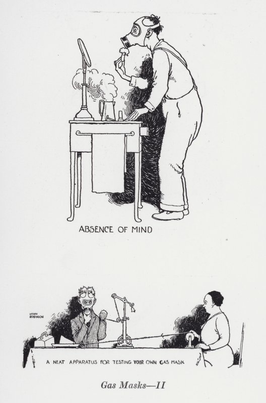 Gaz Maskeleri - II (lito) by William Heath Robinson