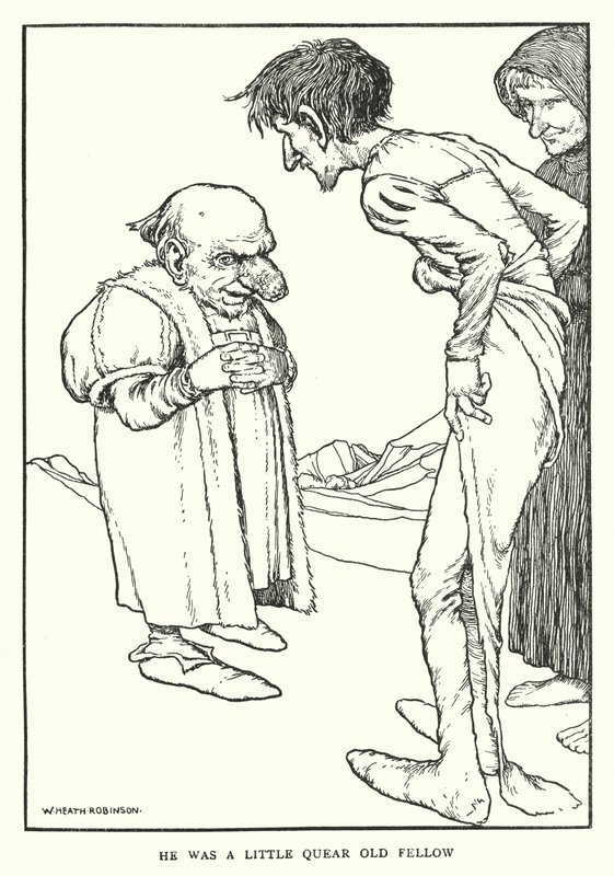 O biraz tuhaf yaşlı bir adamdı (lito) by William Heath Robinson