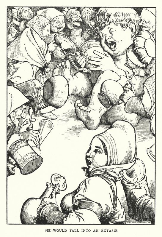 Bir extasie (lito) içine düşecekti by William Heath Robinson