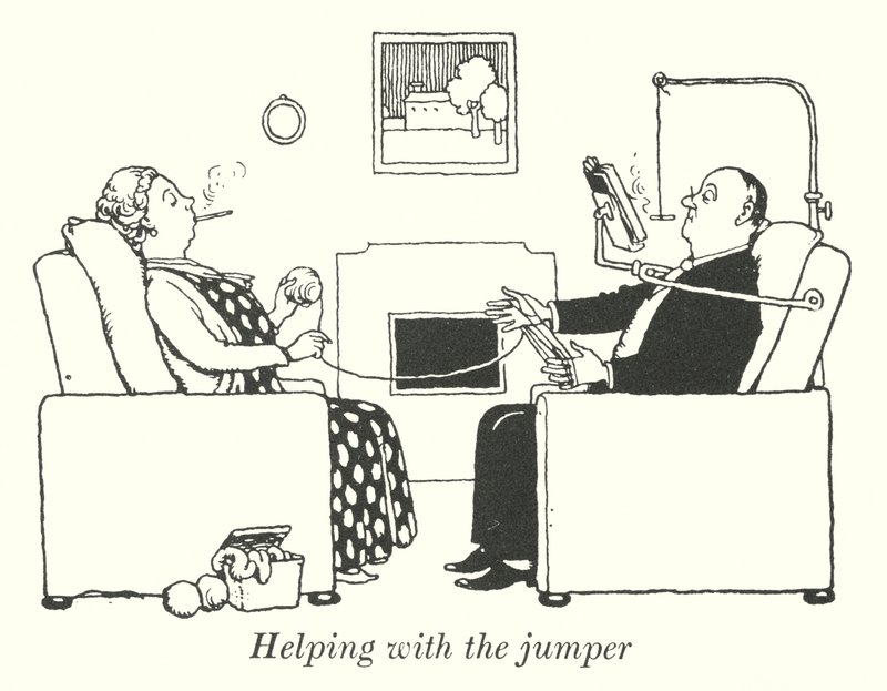 Jumper ile yardım (lito) by William Heath Robinson