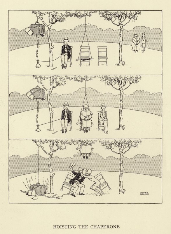 Refakatçiyi Kaldırmak by William Heath Robinson