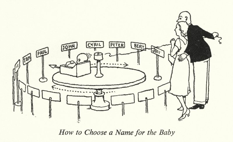 Bebeğe İsim Nasıl Seçilir? by William Heath Robinson