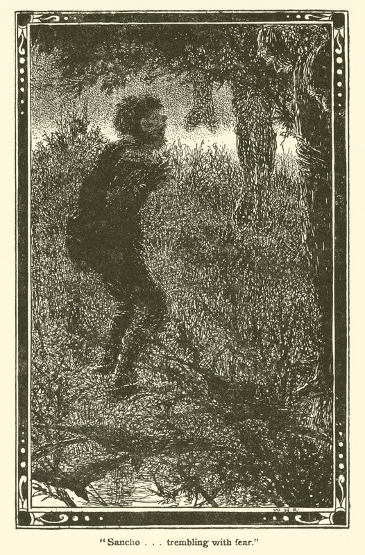 Don Kişot (lito) için çizim by William Heath Robinson