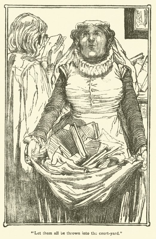 Don Kişot (lito) için çizim by William Heath Robinson