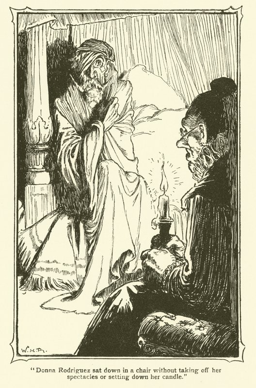 Don Kişot (lito) için çizim by William Heath Robinson